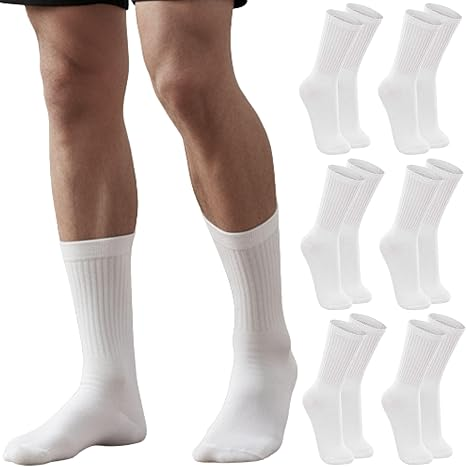 Multipack of Classic Ribbed Crew Socks