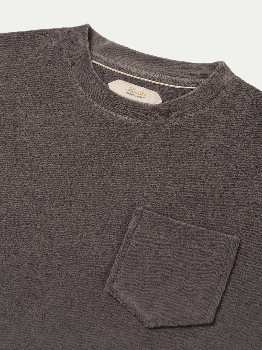 Ash Grey Terry Towelling T-Shirt